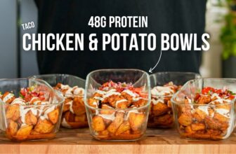 FAST TRACK Your Meal Prep In Less Than 1 HOUR | High Protein Taco Chicken Potato Bowl