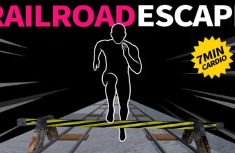 Immersive Interactive Warm-up | Railroad Escape Theme | Run Cardio Workout