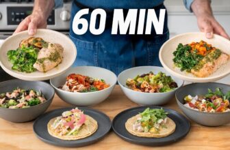 How I Cook 20 Healthy Meals in 1 HOUR