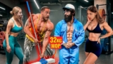 32KG Mop Shocks GIRLS and BodyBuilders in a GYM | Pretended to be a CLEANER #46